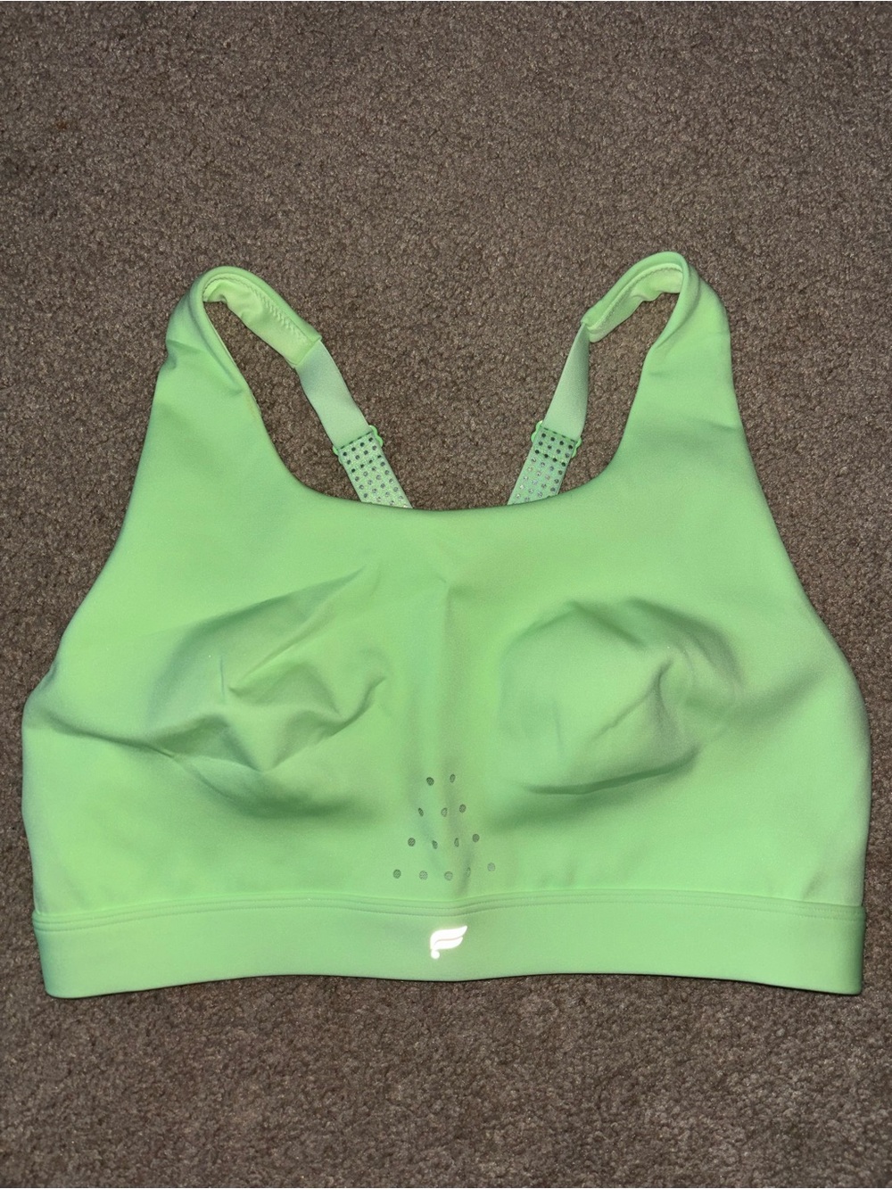 Fabletics Neon Lime High-Impact Sports Bra